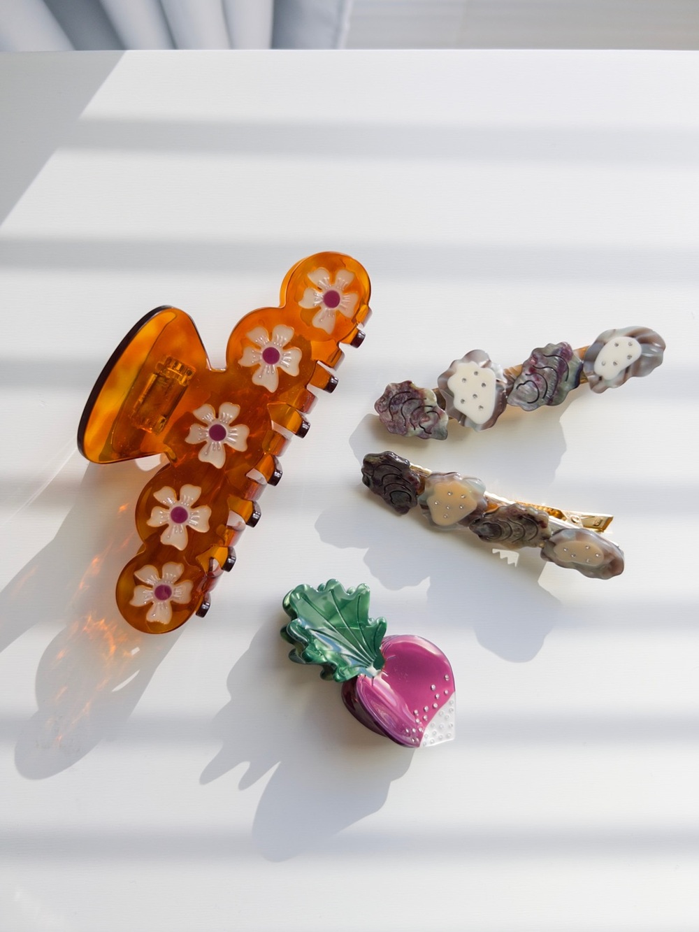 Winona Irene Hair Claw + Clips Bundle